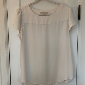 LOFT flutter-sleeve top
